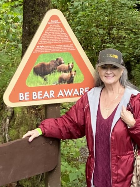 Teresa Vanbebber - In Sitka, Alaska at the raptor rehabilitation center