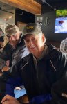 Jake and our friend Lynn in the oldest bar in Skagway